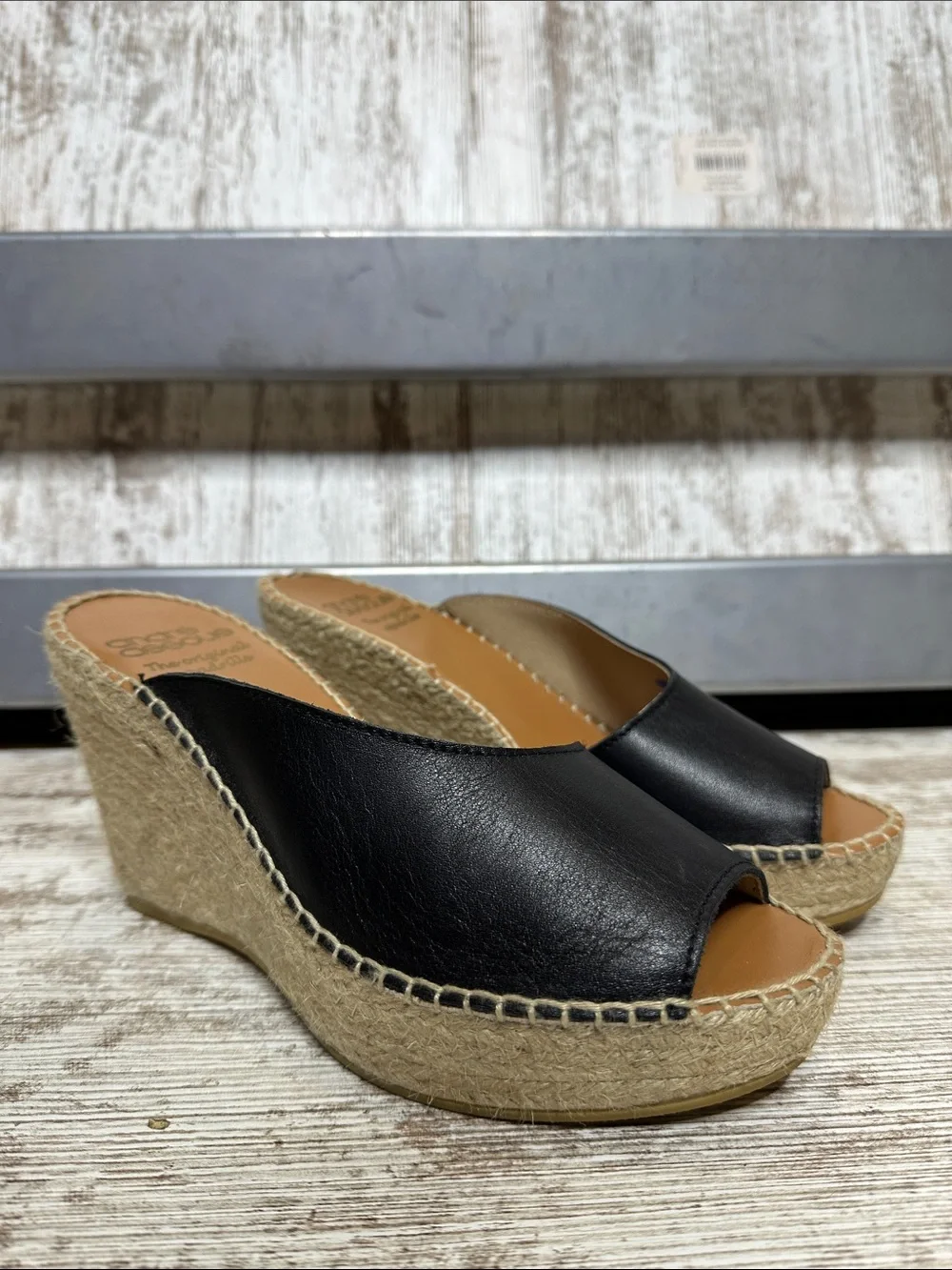Andre Assous Catarina Espadrille Platform Wedge Sandal Women’s Sz 9